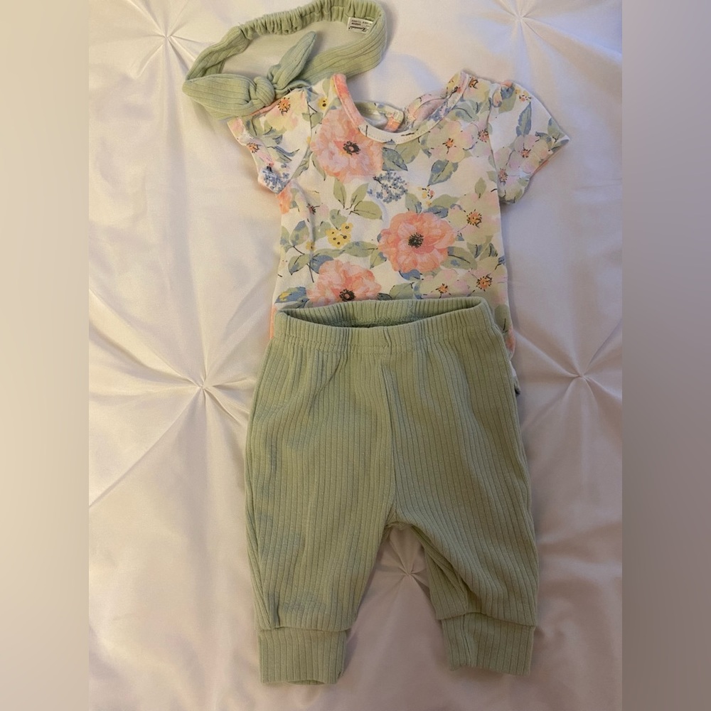 Cute Baby Girl Outfit- barely worn!